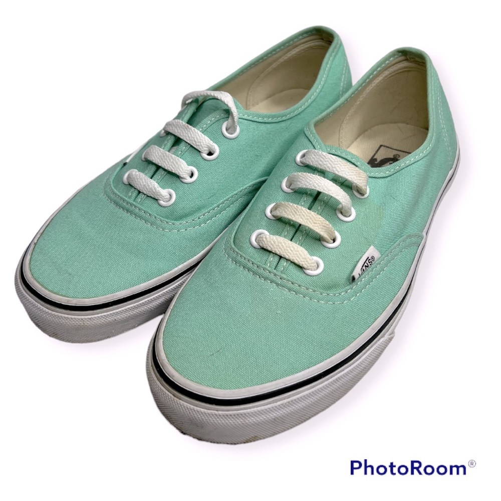 Vans Authentic Lace Up Mint Green Size W 6.5 / M 5